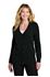 Picture of LSW4150 Charcoal heather LG PA Women's Easy Care Button-Up Cardigan Sweater